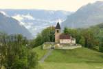 Die Kirche von Sils im Domleschg.