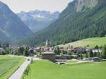 Unterwegs mit der Albula Bahn am 09.07.2008 von Thusis nach St.