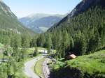 Unterwegs mit der Albula Bahn von Thusis nach St.