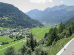 Unterwegs mit der Bernina Bahn von St. Moritz nach Tirano am 10.07.2008