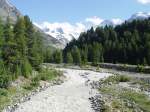 Unterwegs mit der Bernina Bahn am 10.07.2008 von St. Moritz nach Tirano