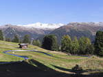 Sommerrodelbahn auf der Schatzalp bei Davos am 11.