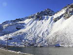 See am Flüelapass am 12. Oktober 2019 in einer Höhe von 2383 m.