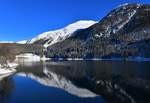 Der Davoser See ist ein besonderer Blickfang.