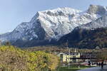 Bergkette bei Maienfeld am 18. November 2023