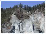 Aussichtsplattform von Conn ber der Rheinschlucht.