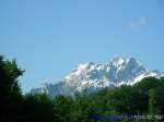 Der Pilatus mit Schnee berdeckt am Morgen des 30.