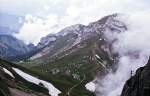 Die südliche Seite des Pilatus-Massivs südlich von Luzern.