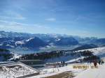 Fotografiert am 6.2.2011 vom Rigi mit den Mythen und Ibergeregg