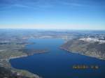 Fotografiert vom Rigi Zusehen ist der Zugersee 