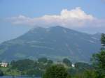 Die Rigi von meinem Balkon aus gesehen am Nachmittag des 30. Juni 2006.