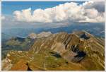 . Ein Blick von Brienzer Rothorn in Richtung der Kantone Obwalden und Luzern mit dem Eissee, dem Sarnersee und der Rigi. 27.09.2013 (Hans)