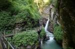 Thurwasserfälle in Unterwasser. Ein romantischer und bequemer Wanderweg führt zu dem imposanten Naturschauspiel. (25.07.2014)