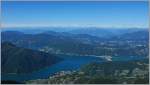 Vom Monte Generoso hat man einen herrlichen Weitblick ber das Tessin und den Alpenbogen.