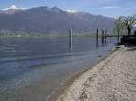 Lago Maggiore und Schiffsanlegestelle bei Vira (09.04.2012)