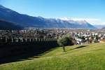 Aussicht auf Bellinzona (14.03.2010)