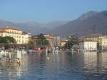 Blick auf die Voralpen in Lugano