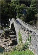 Über die Brücke Ponti dei Salti wird oft gesagt sie sei eine Römerbrücke.
Sie wurde aber im Mittelalter erbaut. 
(26.09.2019)