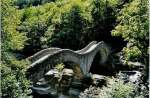 Alte Brcke im Verzascatal im Tessin