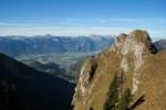 Blick vom Le Chamossaire ins Chablais; 19.10.2013