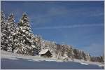 Verträumte Winterstimmung am Les Pleiades.