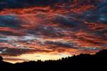 Wolkenglhen ber dem Chablais; 19.10.2013