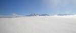 Eisiger Wind und gefrorener Schnee: Winterruhe in den Walliser Bergen.