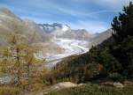 Herbststimmung am Aletschgletscher.