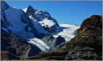 Der Theodulgletscher(ca.3800 m..M) in den Walliser Alpen,sdlich von Zermatt.