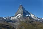 Hier zusehen das Matterhorn am 01.09.2009.