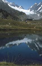 Grundsee im Lötschental, aufgenommen im Sommer 1981