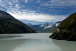 Der Lac des Dix mit Mont Blanc de Cheilon im Hintergrund am 29.08.2010.