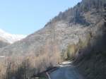 Blick auf das Waldbrandgebiet bei Arbaz, 17.04.22007