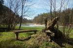 Thurauen/ Eggrank. Beim ersten schnen Frhlingswochende lockt bereits wieder das Wasser. (14.04.2013)