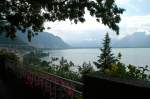 Der Genfersee bei Montreux.