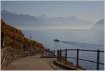 Ein sonniger Herbsttag lädt zu Fuss oder mit dem Schiff zu einem Ausflug an den Genfersee ein.