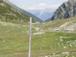 In der Bergwelt der Schweizer Alpen im Juli 2008