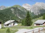 In der Bergwelt der Schweizer Alpen im Juli 2008