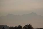 Blick auf den Sentis, im Vordergrund Nebel (28.10.2011) 