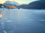 Der See bei St. Moritz am ersten Weihnachtstag 2006.