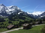 Aussicht von Adelboden am 25.5.2016.