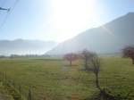 Berge in der Schweiz Richtung Buchs (SG)