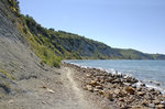 Steilküste westlich von Izola in Slowenien.