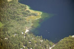 Der Bohinjsko jezero (deutsch: Wocheiner See, auch Bohinjsee) bei Ukanc in Slowenien. Aufnahme: 2. August 2016.
