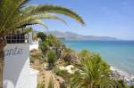 Das Mittelmeer Nerja in Andalusien.