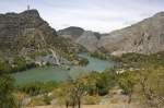 Desfiladero de los Gaitanes bei El Chorro in Andalusien.