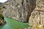 Desfiladero de los Gaitanes bei El Chorro in Andalusien.