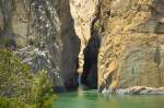 Desfiladero de los Gaitanes bei El Chorro in Andalusien.