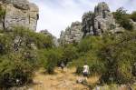 Torcal de Antequera in Andalusien. Aufnahmedatum: 18. Juli 2014.