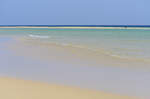 Der Strand vor Risco El Paso auf der Insel Fuerteventura.